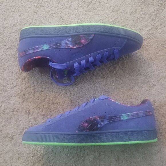 PUMA SUEDE CLASSIC XXI GALAXY LAMELO BALL SNEAKERS MEN'S SIZE 7 - Picture 4 of 9